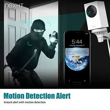 UGOHO.ME 1080P Pan/Tilt/Zoom Indoor Smart Camera Wi-Fi Viewing for Baby, Elderly, Pet, with Night Vision, Motion Detection and 2-Way Audio (86336), White, 3.36 x 1.92 x 1.86 inches