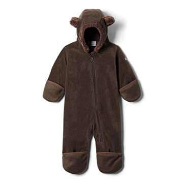 Columbia Baby Tiny Bear II Bunting, Bark, 0/3