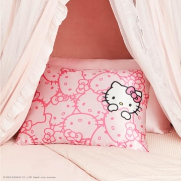 Kitsch x Hello Kitty Satin Pillowcase - Luxurious & Cooling