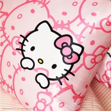 Kitsch x Hello Kitty Satin Pillowcase - Luxurious & Cooling