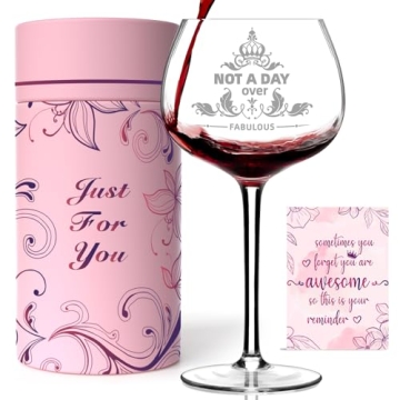 Personalized Wine Glasses: Unique Birthday & Mother's Day Gifts for Women