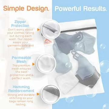 InsideSmarts Premium Mesh Laundry Bags Set for Delicates