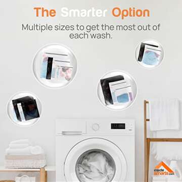 InsideSmarts Premium Mesh Laundry Bags Set for Delicates