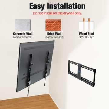 TV Mount for 37-75 Inch TVs - Universal Tilt & UL Listed