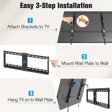 TV Mount for 37-75 Inch TVs - Universal Tilt & UL Listed