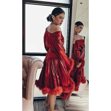 Luxury Feather Bridal Robe - Perfect for Weddings & More