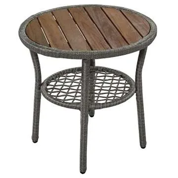 Elegant 3-Piece Patio Bistro Set for Outdoor Seating