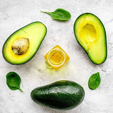 Kevala Avocado Oil – 64 fl oz – 1/2 gallon – Cold Pressed – Fresh Avocados – Vegetable Oil for Cooking – High Smoke Point – For Frying and Baking
