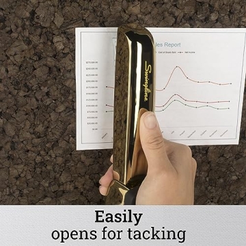 Swingline 747 Stapler - 30 Sheets Capacity, Gold Metal