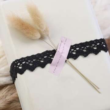 30 Yards Cotton Lace Ribbon for Crafts and Sewing