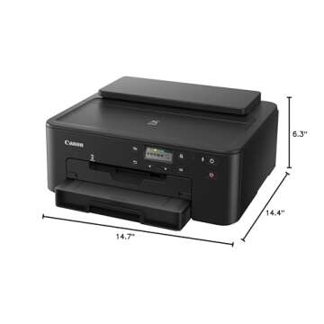 Canon PIXMA TS702a Wireless Single Function Printer |Mobile Printing with AirPrint®, and Mopria®, Black