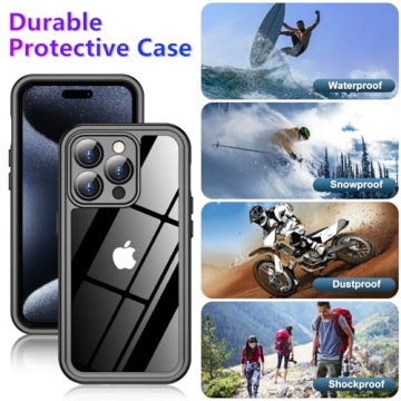 Durable IP68 Waterproof iPhone 15 Pro Case for Adventurers