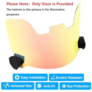 Clear Red Football Visor for Safety & Performance