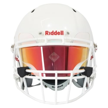 Clear Red Football Visor for Safety & Performance