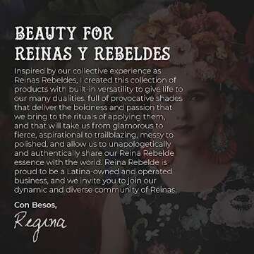 REINA REBELDE Brava Bold Lip Color Stick High Pigmentation Red Lipstick/Moisturizing Full-Coverage with Satin Finish/High Density & Highly Pigmented/Vegan & Cruelty, Paraben, Phthalate-Free