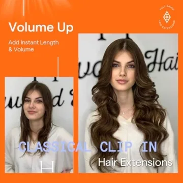 Full Shine 24 Inch Clip-In Hair Extensions for Elegant Style