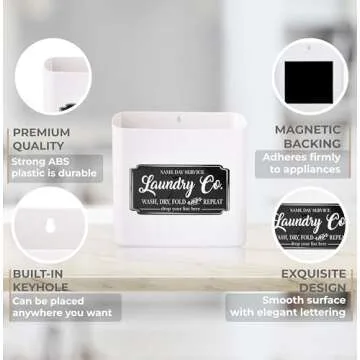 NINE ROYAL Lint Bin - Eco-Friendly Laundry Organizer