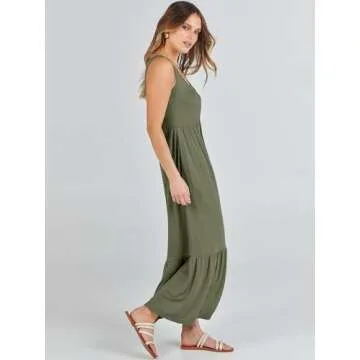 ANRABESS Women's Summer Maxi Sundress - Comfy and Chic