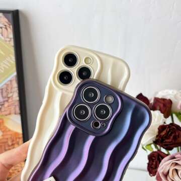 Stylish Water Ripple iPhone 13 Pro Case for Protection