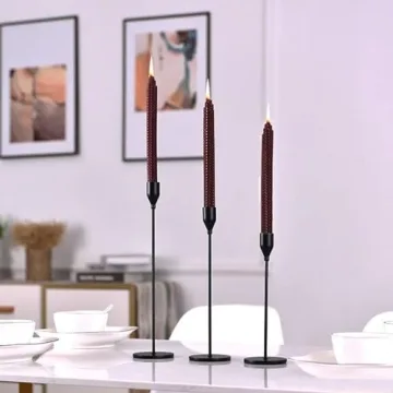 Elegant Black Candlestick Holders for Home Events