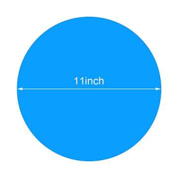 Dry Erase Dots Circles Colorful Circles Whiteboard Marker Removable Vinyl Dot Stickers for School Classroom Teachers Students Table & Desk, 10 Colors 11.02 Inches (20 Pack)