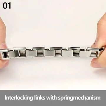 Papasgix Italian Charm Bracelet Set with Custom Charms