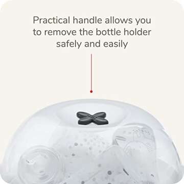 NUK Micro Express Microwave Baby Bottle and Accessory Sterilizer, a Fast & Effective Sterilization, Using Natural Steam