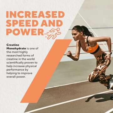 Myprotein Creatine Monohydrate Powder, 0.5 Lb (50 Servings) Pure Unflavored Creatine Powder, Post/Pre Workout Supplement for All Sports & Exercises