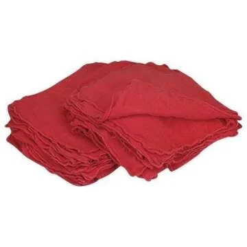 Shop Towels Red-Commercial/Industrial B Grade MHF brand - 1000 piece box - NEW 100% Cotton