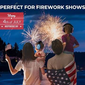 My Happy Tot Noise Cancelling Headphones for Kids, Comfortable and Adjustable Baby Ear Protection Ea...