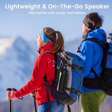 dotn Portable Bluetooth Speaker with RGB Lights and 20 Hour Playtime