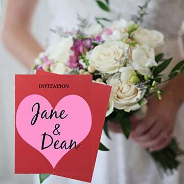 20 Sheets Colored Thick Paper Cardstock Blank for DIY Crafts Cards Making, Invitations, Scrapbook Supplies (Red, 8.5 x 11 inches)