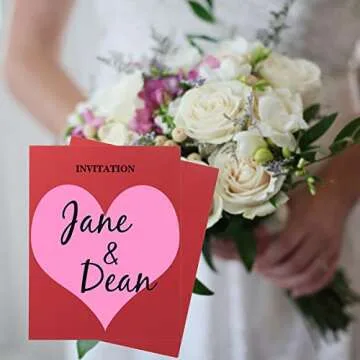 20 Sheets Thick Red Cardstock for DIY Crafts & Cards