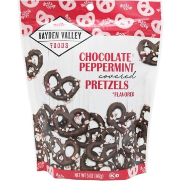 Peppermint Chocolate Covered Pretzels for Holiday Indulgence
