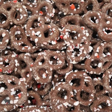 Peppermint Chocolate Covered Pretzels for Holiday Indulgence
