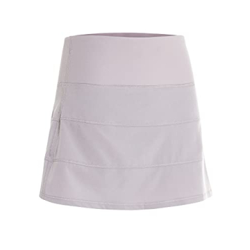 CRZ YOGA Women's Lightweight High Waisted Tennis Skirts
