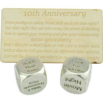 TIN Date Night Dice for Fun Couples Activities