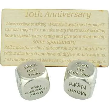 TIN Date Night Dice for Fun Couples Activities