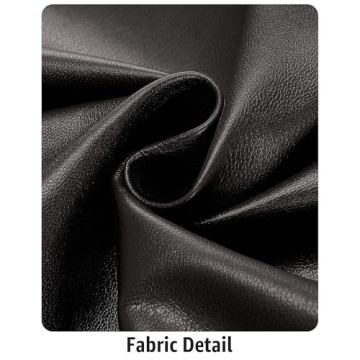 Luvamia High-Waisted Faux Leather Skort for Women