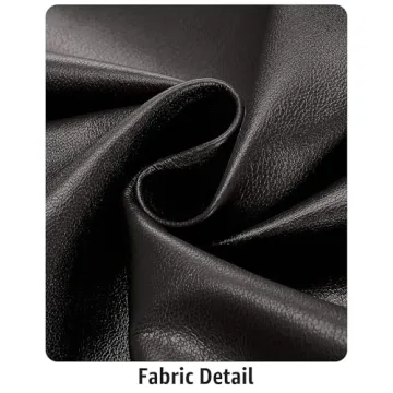 Luvamia High-Waisted Faux Leather Skort for Women