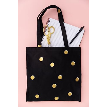 Chic Kate Spade Canvas Tote Bag for Women - Polka Dot Design