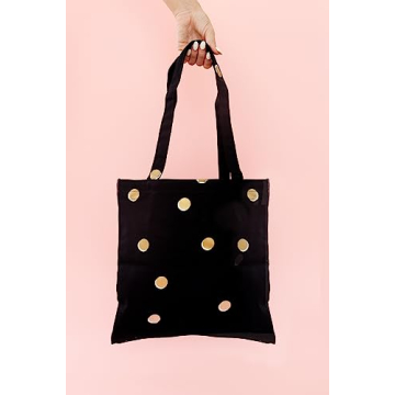 Chic Kate Spade Canvas Tote Bag for Women - Polka Dot Design