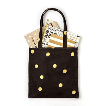 Chic Kate Spade Canvas Tote Bag for Women - Polka Dot Design
