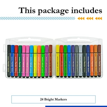 The Pencil Grip Magic Stix Markers for Kids - 24 Pack