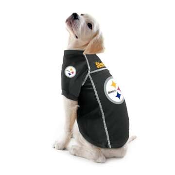 Littlearth Pittsburgh Steelers NFL Basic Pet Jersey for Dogs and Cats