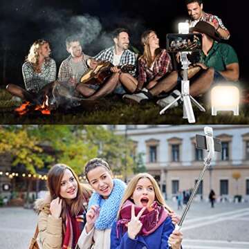 Buy the Best Selfie Stick with Fill Light Today