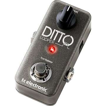 TC Electronic DITTO LOOPER Highly Intuitive Looper Pedal with 5 Minutes of Looping Time, Analog-Dry-...