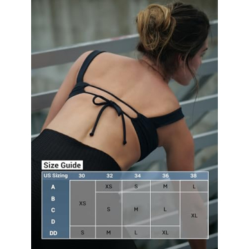 Tonatti Adjustable Sports Bra Light Medium Support Workout