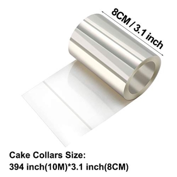 Gustdoor Cake Acetate Collars for Stunning Desserts