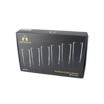 LEMONSODA Premium Highball Glass Set of 6 for Cocktails